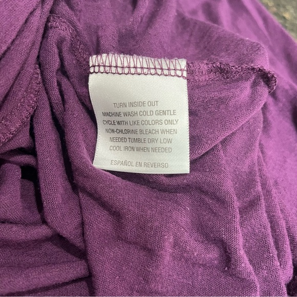 Style & Co. Purple Velvet Floral Paisley Women's Plus Blouse Top Shirt Tunic - Picture 10 of 10